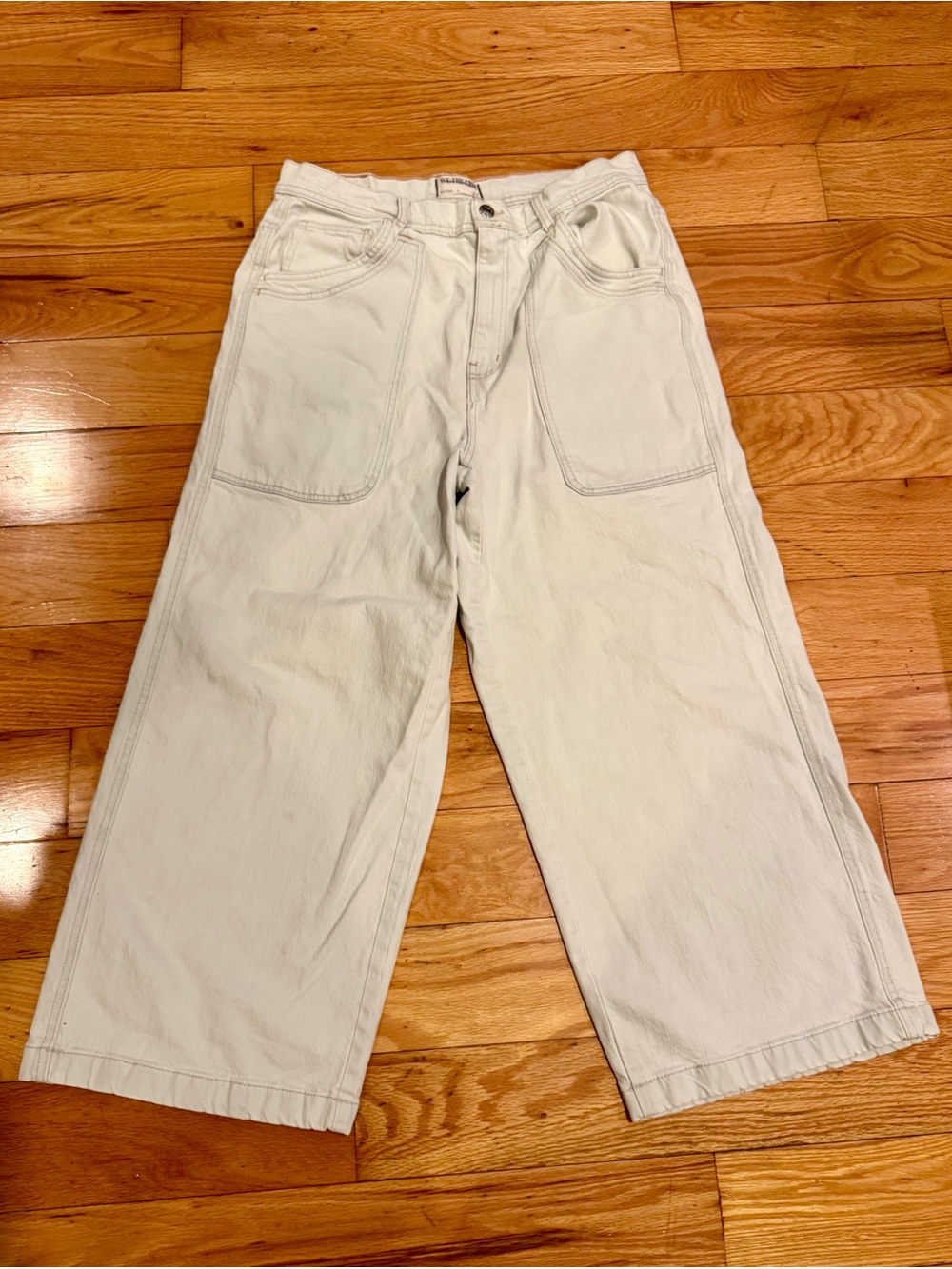 Free People We The Free Piper Mid-Rise Crop Wide-Leg Jeans